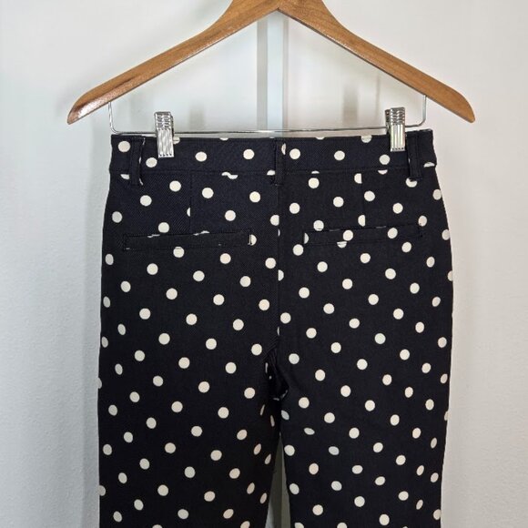 FREE PEOPLE WOMEN'S molly polka dot slim pants dark blue Size 4 NEW - Picture 6 of 9